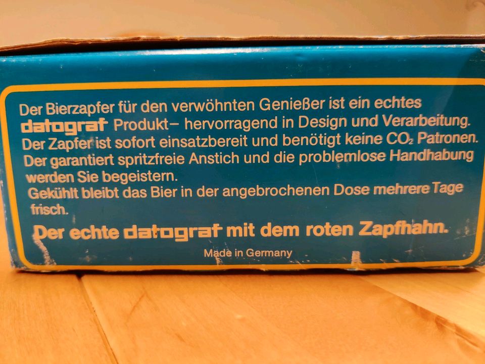 Bierzapfer original Datograf für 5 Liter Fass in Freiburg im Breisgau