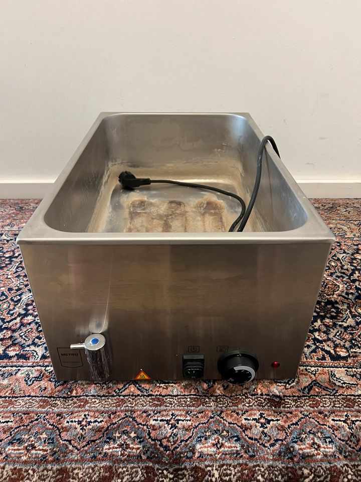 Bain Marie Edelstahl / mit Thermostat und Kontrollleuchte in Hamburg