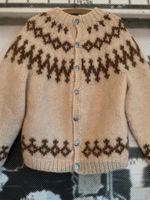 Islandjacke Norweger reine Wolle handgestrickt weiß ca XS Niedersachsen - Stoetze Vorschau