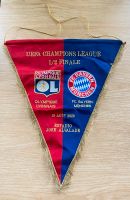 Original Wimpel UEFA Champions League 1/2 Finale - Bayern -OL Frankfurt am Main - Bornheim Vorschau