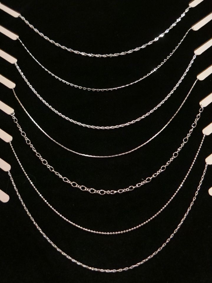 Silberketten Set 20 Stück Halskette in Oelsen