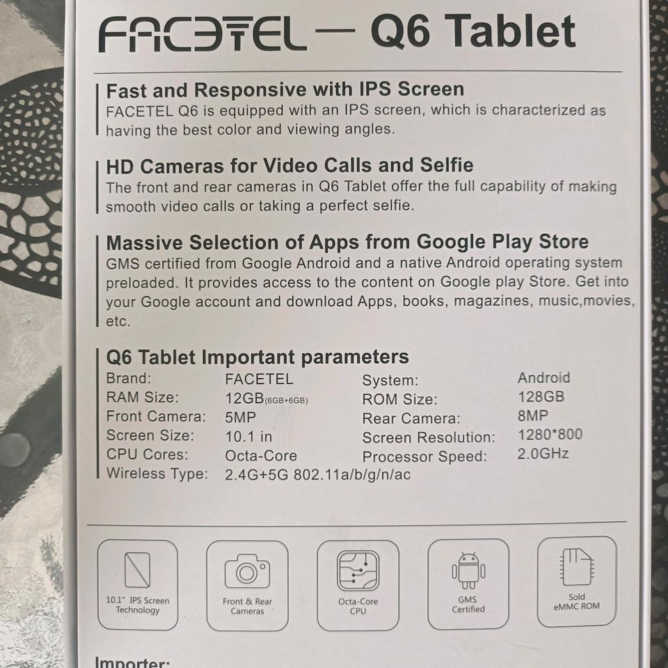 Tablet FACETEL Q6 zu verkaufen inkl. Maus und Tastatur in Cuxhaven
