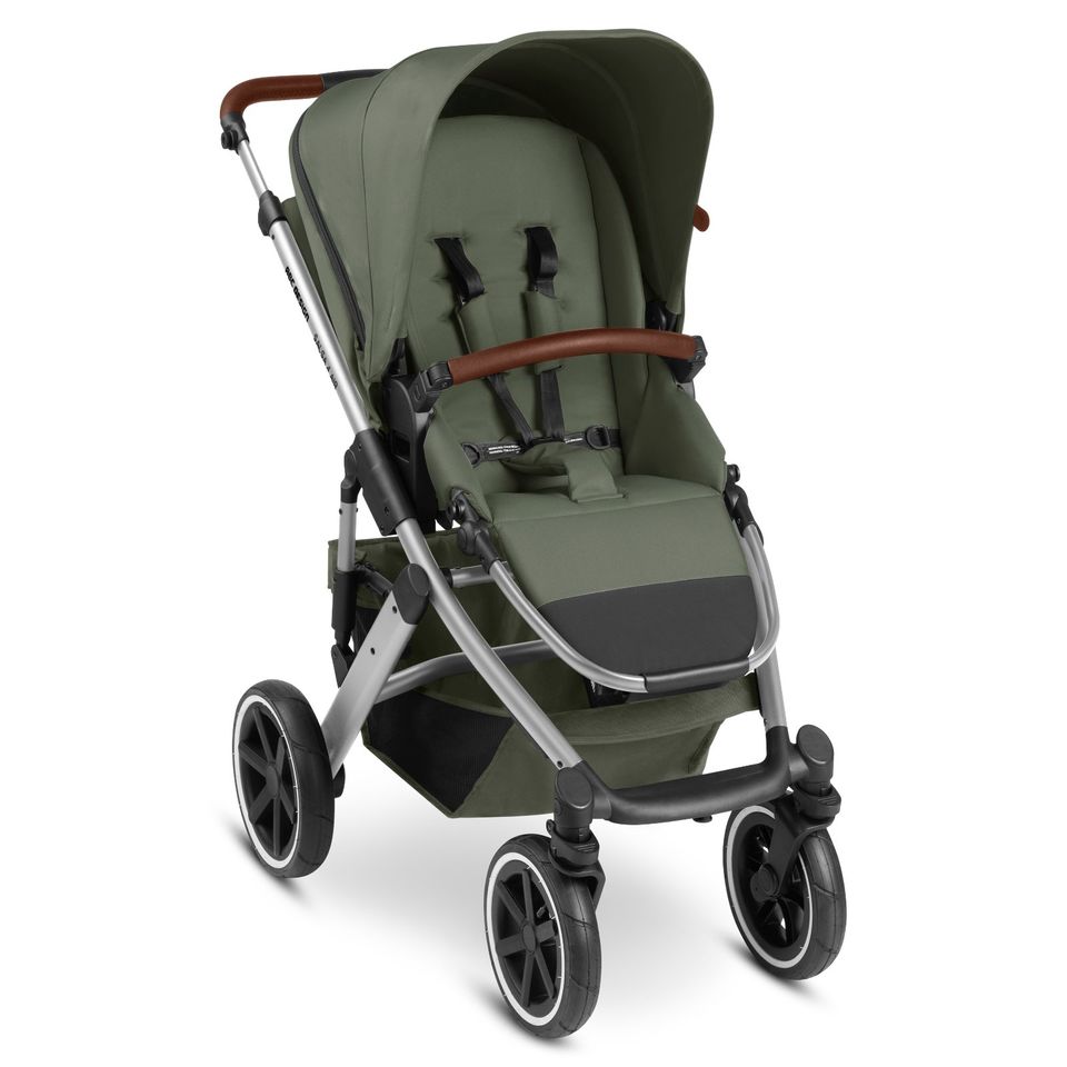 ABC-Design Salsa 4 Air - 2in1 Kinderwagen-Set - Olive - inkl. Babywanne + Sportsitz + XXL-Zubehörpaket - NEU in Fulda