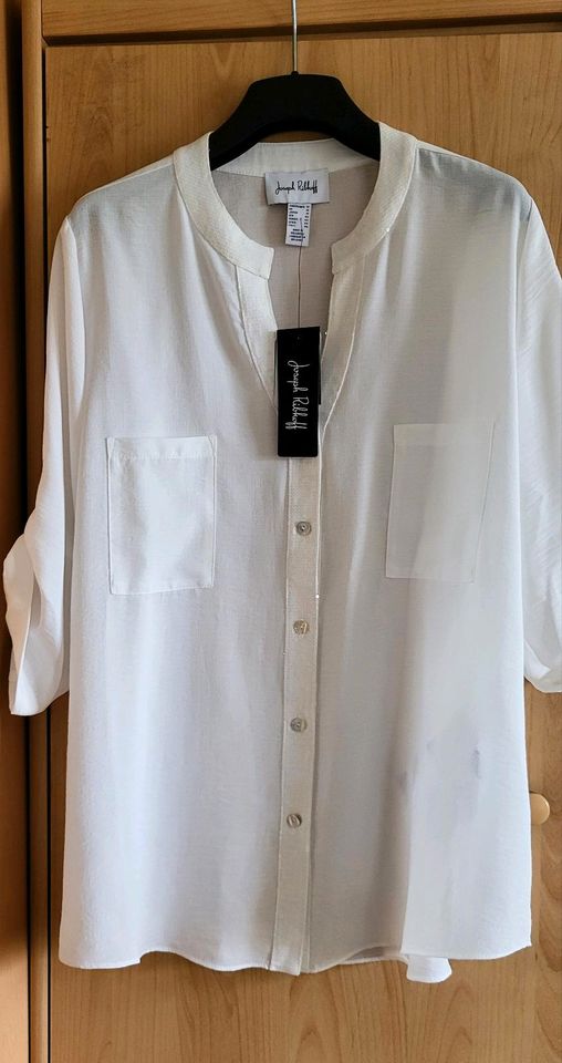 Chice weiße Damen-Bluse, Joseph Ribk festliche Bluse, Gr.40 , NEU in Heubach