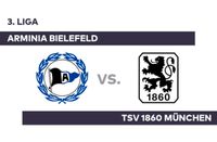 Tausche oder Kaufe Gäste Karte 1860 München vs Bielefeld Nordrhein-Westfalen - Harsewinkel Vorschau