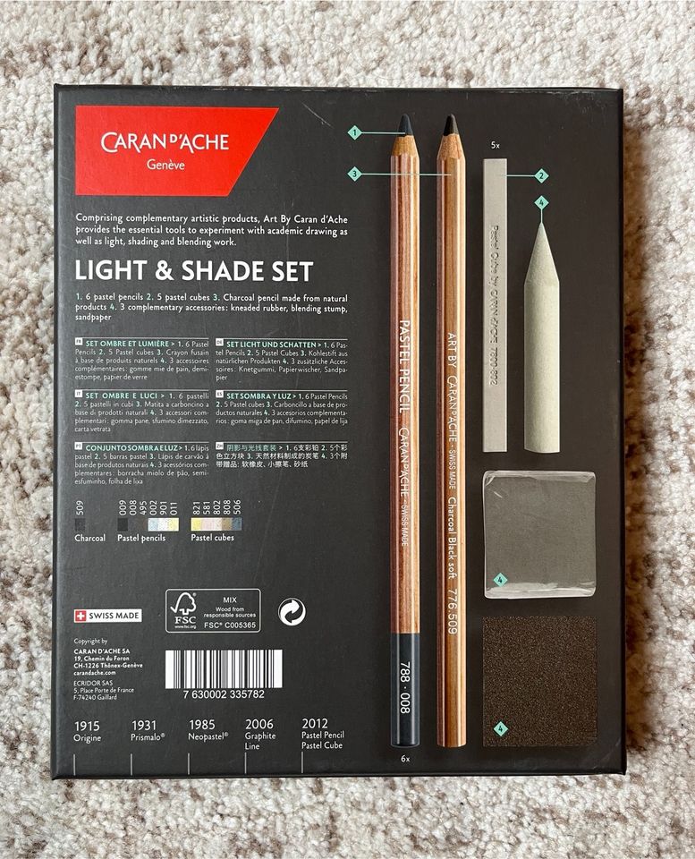 Caran d‘Ache Art by „Licht und Schatten“ - Pastell Set in Heidelberg