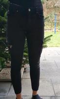 Bershka Jeans schwarz mit Taschen seitlich 34 Baden-Württemberg - Achern Vorschau