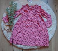 Kleid langarm pink Blumen Viskose Mädchen Gr. 116 Pocopiano NEU Niedersachsen - Rühen Vorschau