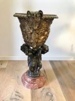 ART DECO PUTTENVASE Bronze Engel Marmorsockel Skulptur Schale Berlin - Tempelhof Vorschau
