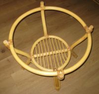 Rattan Bambus rund Tisch Ø75cm+Glasplatte/Scheibe+Zwischenablage Parchim - Landkreis - Parchim Vorschau