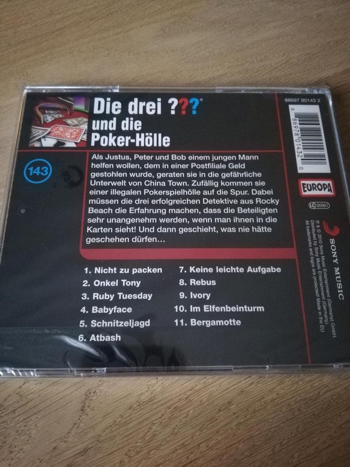 Die drei Fragezeichen und die Poker-Hölle 143 CD in Leverkusen