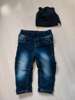 Gefütterte Jeans & Mütze Größe 74 Hessen - Darmstadt Vorschau