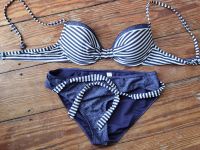 Bikini Badeanzug Esprit blau weiß gestreift 36 S Cup B Rostock - Kröpeliner-Tor-Vorstadt Vorschau