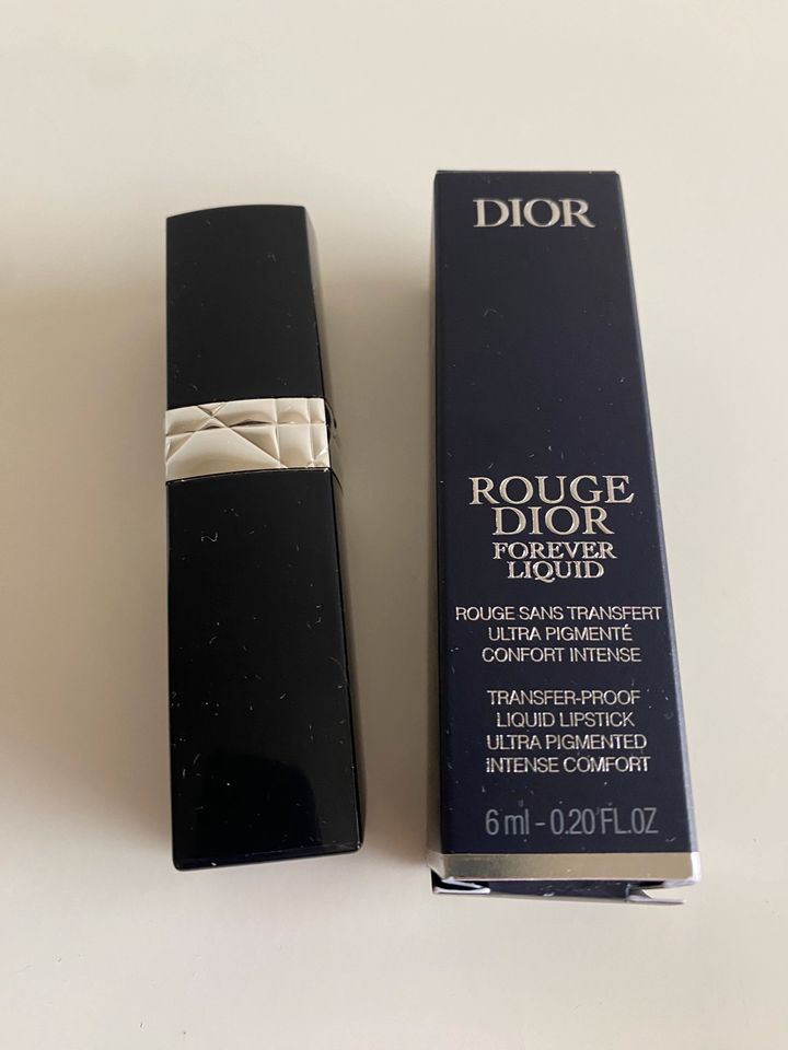 Dior Forever Liquid Lipstick Lippenstift Ultra Pigment 999 NEU in Pulheim