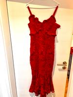 Langes Rotes Kleid mit Spitze Gr. M Thüringen - Wünschendorf Vorschau