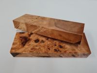 DIY Messergriff Rohling Holz Maser Ahorn 120x40x16mm (2 Stück) Niedersachsen - Friedland Vorschau