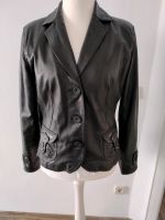 Echtleder-Blazer Gr. 40/42 schwarz Bayern - Gaimersheim Vorschau