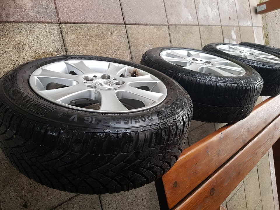 Alufelgen 7 x 16 ET48 LK 5x112 VW Seat Skoda Audi Ford in Forst (Lausitz)