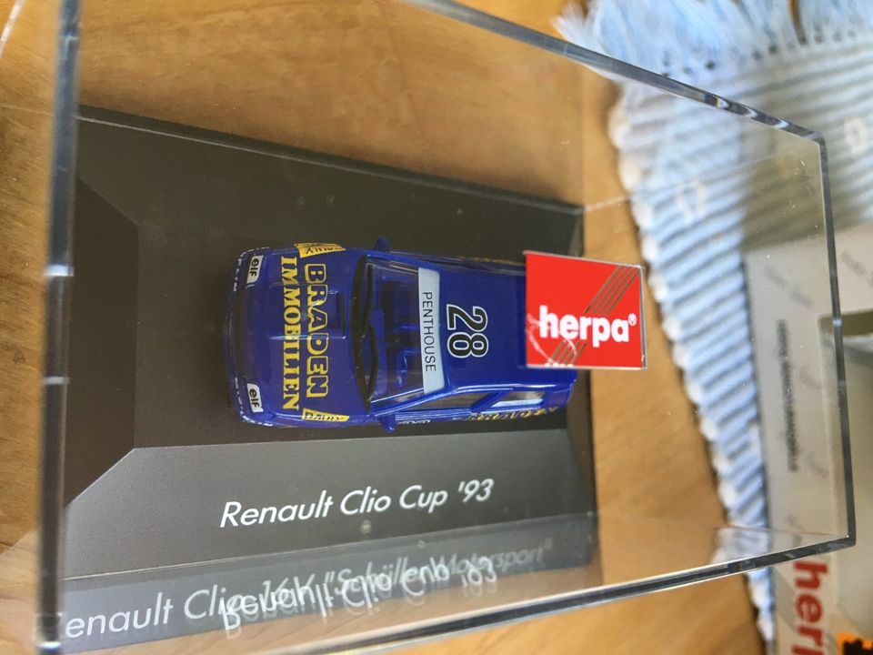 Herpa 035866 Renault Clio Cup 93 Schüller Motorsport in Grünendeich Niederelbe