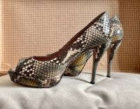 Gucci, High Heels, Schlangenleder, Gr 38,5, Peeptoe, Plateau Nordrhein-Westfalen - Moers Vorschau