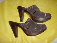 Pantoletten High Heels Mules SOMMERKIND Clogs 10cm Absatz HOLZ Bayern - Velburg Vorschau