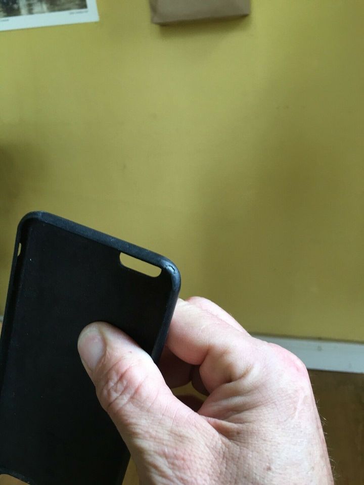 iPhone 6s Plus Leder case schwarz in Leipzig