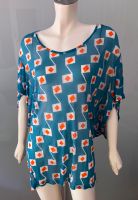 Diane von Fürstenberg Tunika Bluse Shirt Blau Weiß Orange XS 34 Hamburg-Nord - Hamburg Winterhude Vorschau