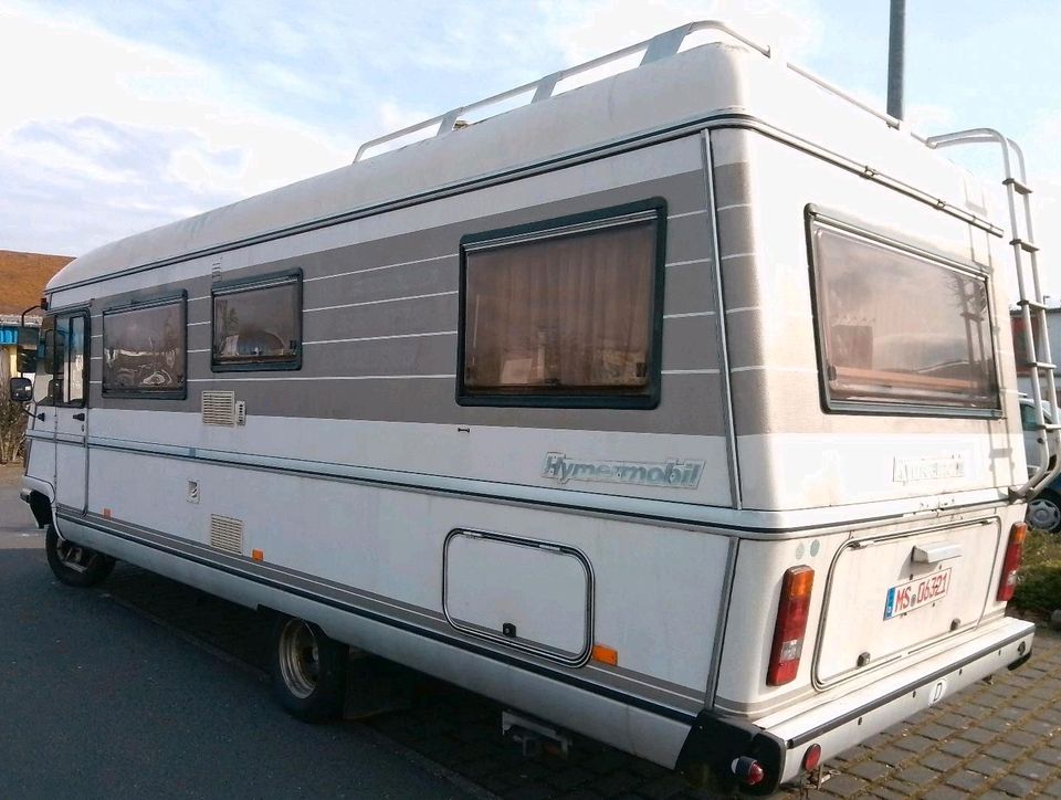 HYMER S700 Hymermobil Oldtimer Wohnmobil 6 Sitze Originalzustand! in Roxel