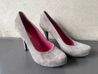 Buffalo High-Heels Gr. 39 Wildleder grau / rosa Hamburg-Mitte - Hamburg Wilhelmsburg Vorschau