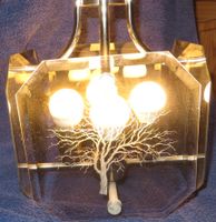 COLANI DESIGN VINTAGE DECKENLAMPE  GLAS BAUM GEÄTZT 80er Rheinland-Pfalz - Wörrstadt Vorschau