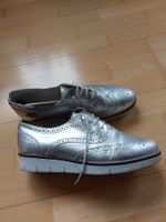 Lederschuhe - silber - Gr.41 Baden-Württemberg - Fellbach Vorschau