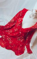 Rotes Kleid mit Blumen Muster babydoll boho Sommer Essen - Essen-Südostviertel Vorschau