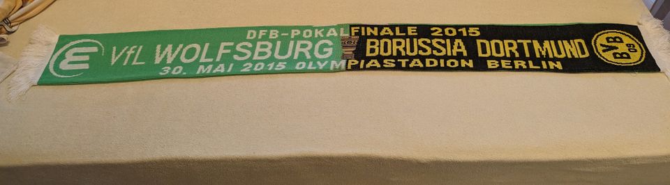 VFL Wolfsburg Borussia Dortmund Pokalfinale Schal 2015 in Himmelpforten