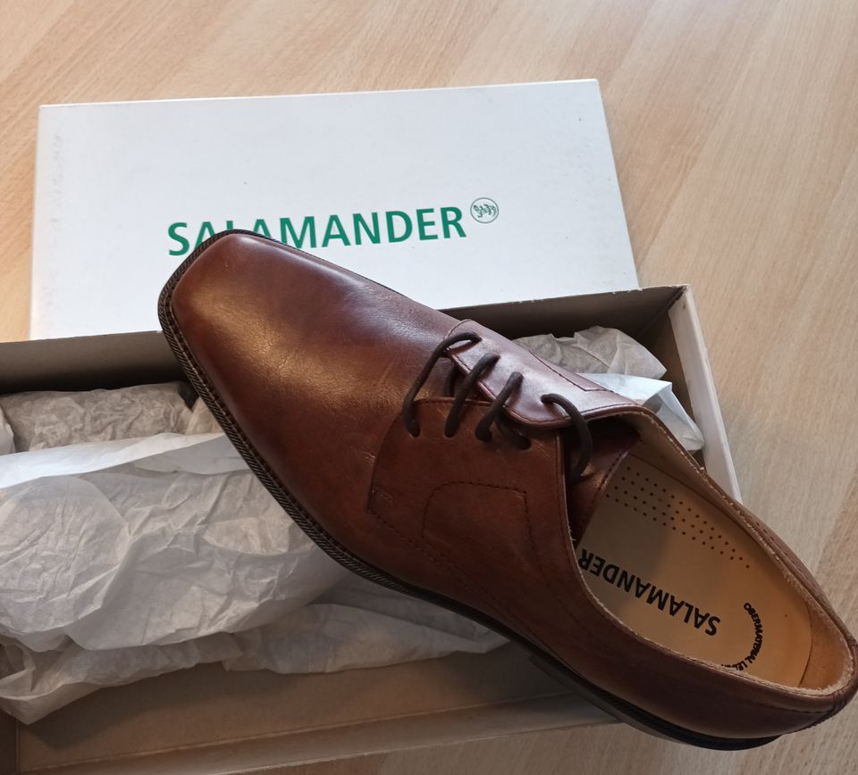 Salamander Business Schuhe 42 Leder braun in Pirmasens