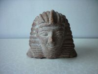 Ägypitsche Figur, Stein, Kopf, Pharao, Sphinx, 9,5cm Bonn - Weststadt Vorschau