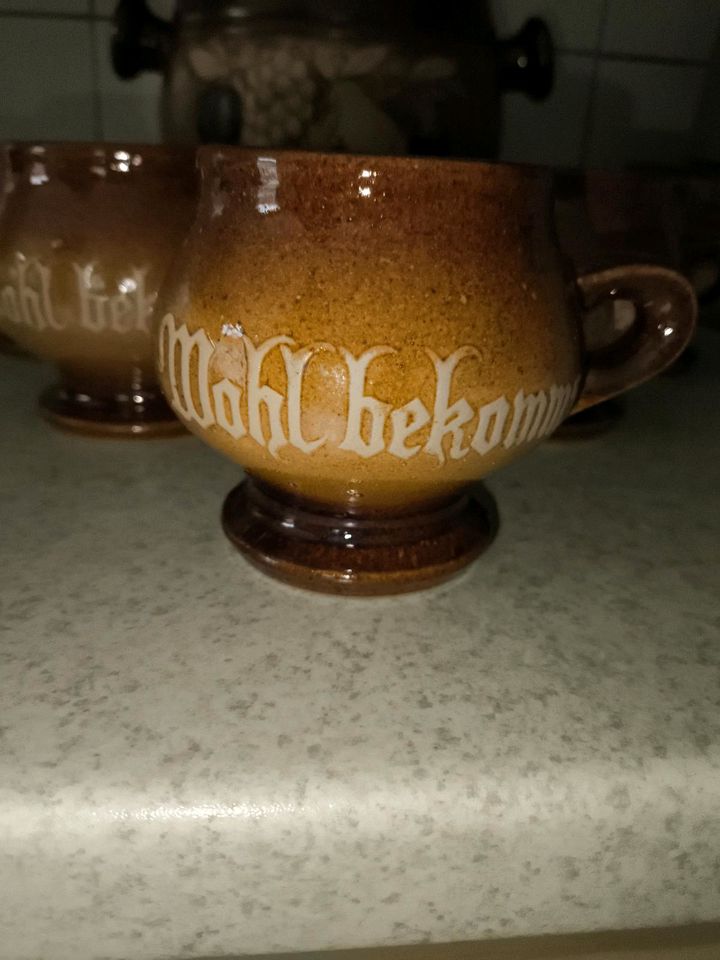 Bowle Set Rumtopf Keramik in Wadern