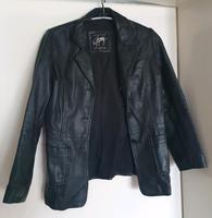 Echte Lederjacke, schwarz, Gipsy, Blazer-Form, Vintage, Gr. M Bielefeld - Stieghorst Vorschau