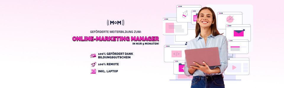 Geförderte Weiterbildung zum Online-Marketing Manager – Querei in Friedrichshafen