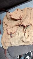 Original DDR NVA Rucksack Leinen & Leder frühe Ausführung Niedersachsen - Osnabrück Vorschau