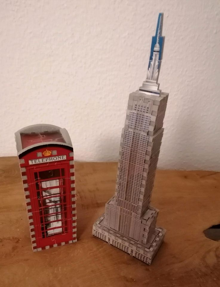 3D Puzzle Telefonzelle & Empire State Building in Potsdam