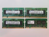 Notebookspeicher RAM SO-DIMM  Samsung / PSC 2 x 1 GB, 2 x 512 MB Nordrhein-Westfalen - Recklinghausen Vorschau