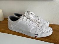 Tommy Hilfiger ❤️ Sneaker Turnschuhe Leder weiß Gr 45 neuw Niedersachsen - Gehrden Vorschau