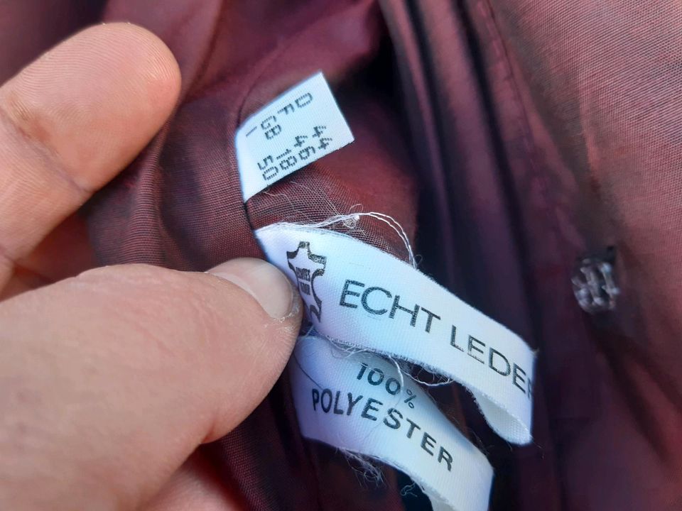 Trachtenjacke aus Leder (Größe 44) in Köngernheim