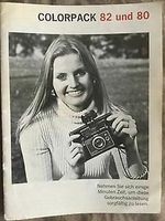 Bedienungsanleitung für Polaroid Sofortbild-Kamera Colorpack82/80 Bayern - Colmberg Vorschau