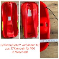 Schlitten/Bob,rot, 2* vorhanden für zus. 17€ einzeln für 10€ Nordrhein-Westfalen - Meschede Vorschau