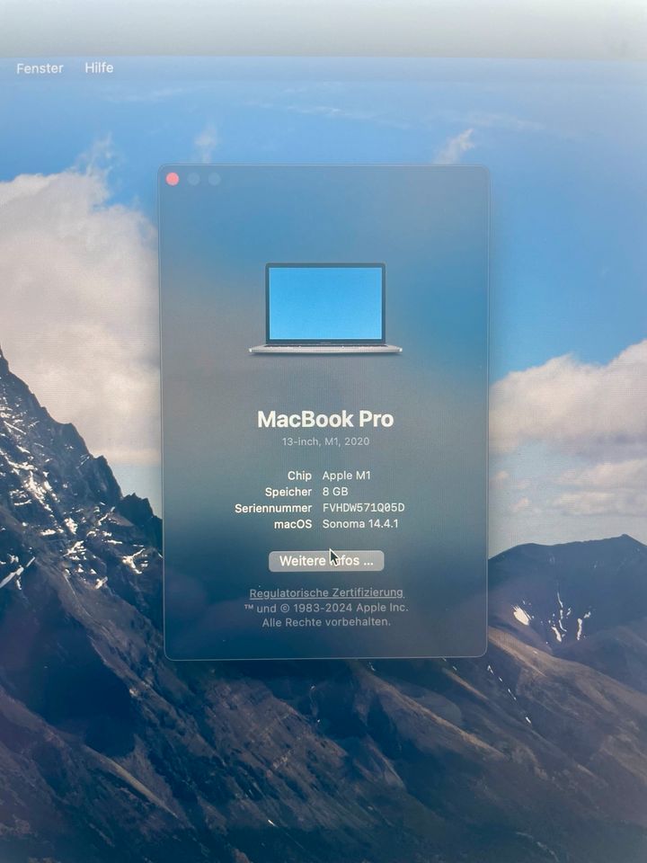 MacBook Pro 13“ Touchbar M1 8 GB 265 GB SSD in Berlin
