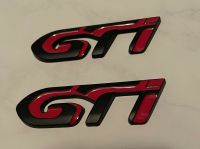 Peugeot GTI Emblem  Neu Schwarz -Rot Bayern - Murnau am Staffelsee Vorschau