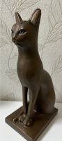 Kunst Bronze Ägyptische Katze Statue Niedersachsen - Stade Vorschau