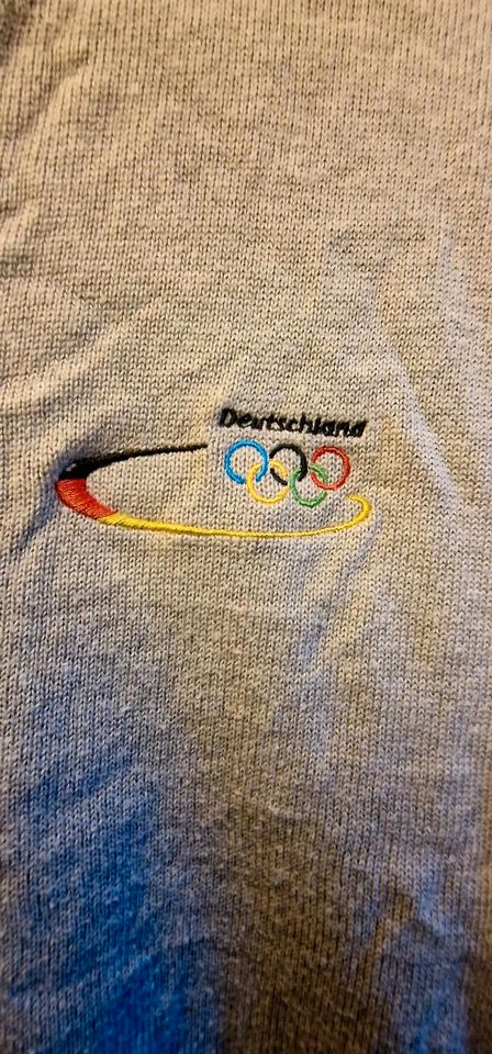 Adidas Pullover V-Ausschnitt grau Olympia in Hagen