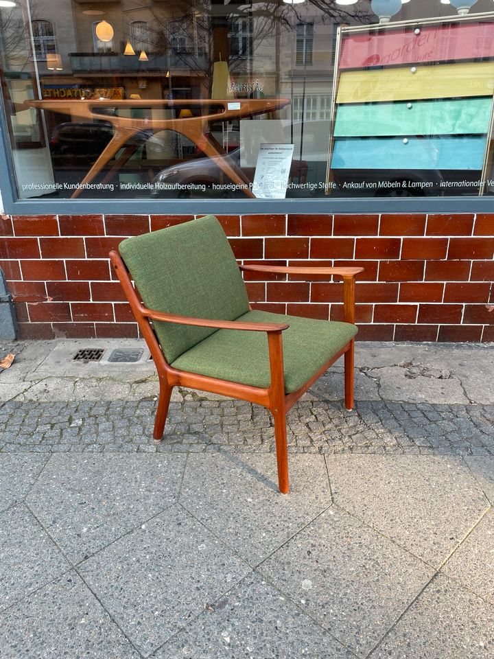 ◤ Ole Wanscher Lounge Chair pj 112 Dänisch Design Danish Teakholz Teak Vintage Stuhl 50er 60er 70er Cado France son mid Century Retro Holz massiv in Berlin